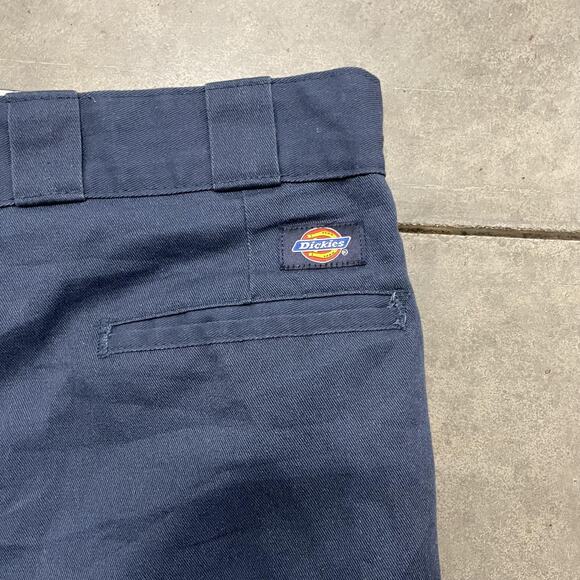 Dickies Pants Mens 60x32 Navy Blue 874 Original Work Twill Workwear Flat Front - Picture 7 of 7